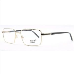 MONT BLANC MB 709 032 GOLD EYEGLASSES 55-17-145